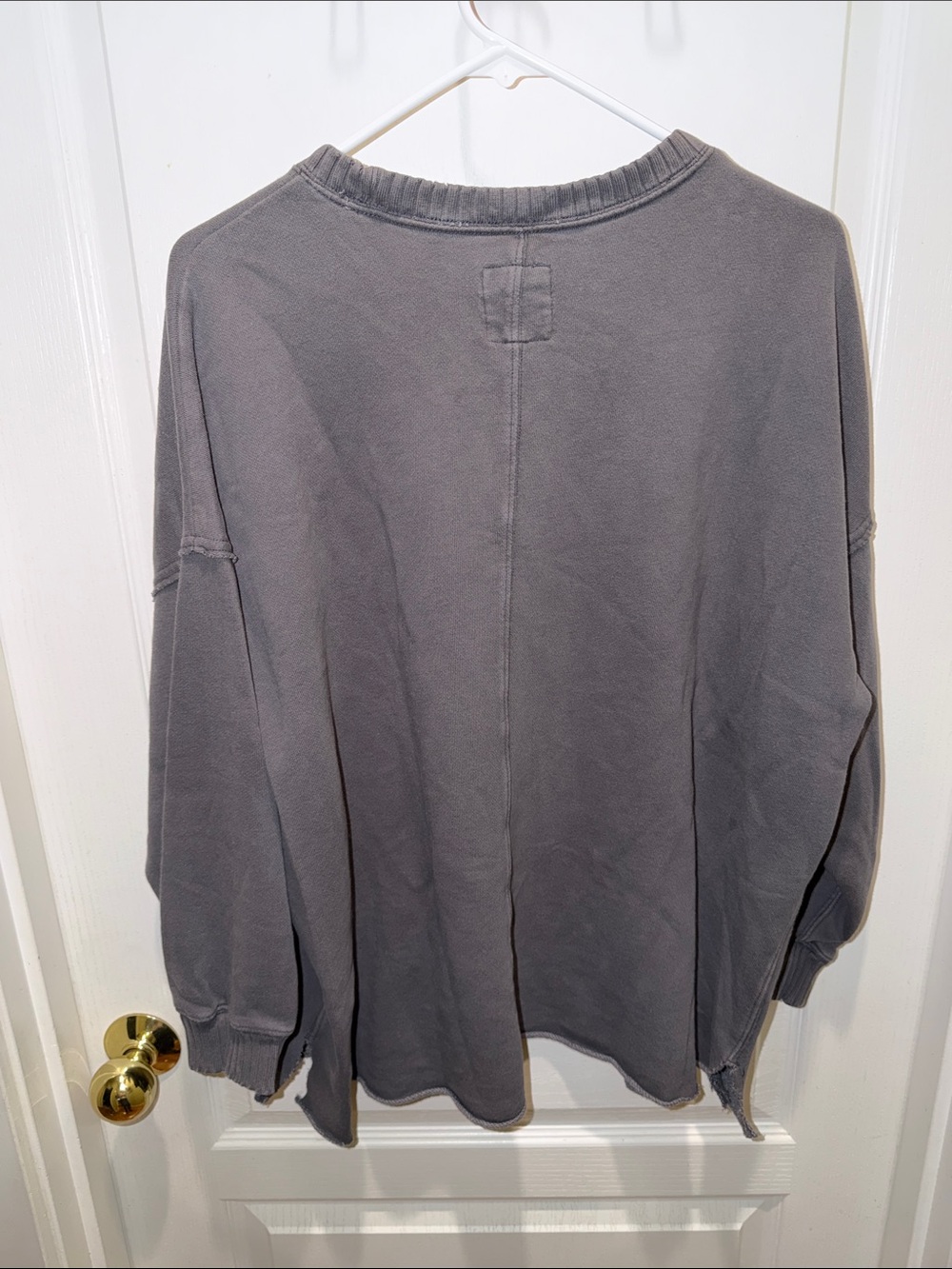 aerie M Crewneck Sweatshirt - Charcoal - Picture 4 of 6